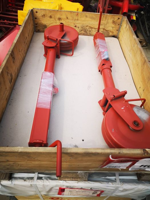 Picior sprijin cu roata remorca îngrășăminte mig gunoi vidanja 7 tone