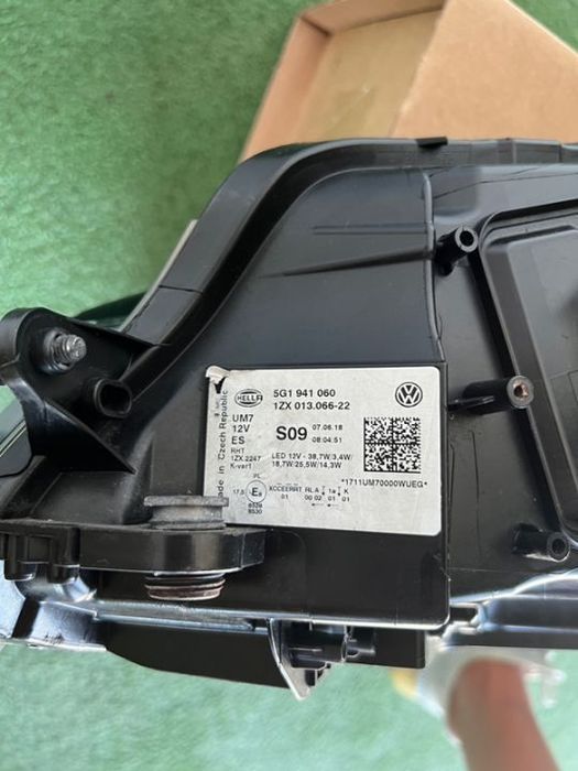 far dreapta full led vw golf 7 facelift 2017-2019