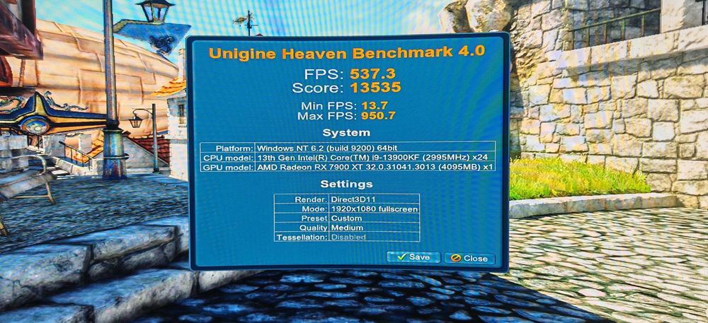 Мощно PC за Гейминг и Работа I9 13900KF 24/32 Core/64Gb Samsung/2TB nVme Samsung/RX 7900XT 20Gb/Гаранция