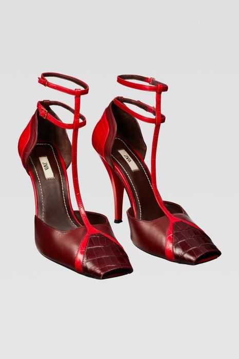 Pantofi Zara, piele, noi cu eticheta