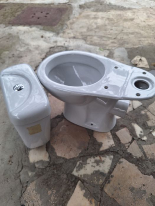 Set vas wc nou stativ, ceramic, cu rezervor