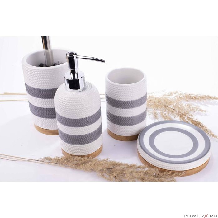 Dozator manual de sapun lichid, multicolor, alb, gri, maro, Sepio