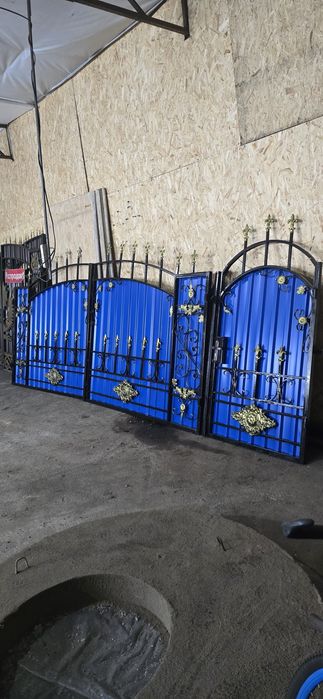 Ворота и забор установкой
