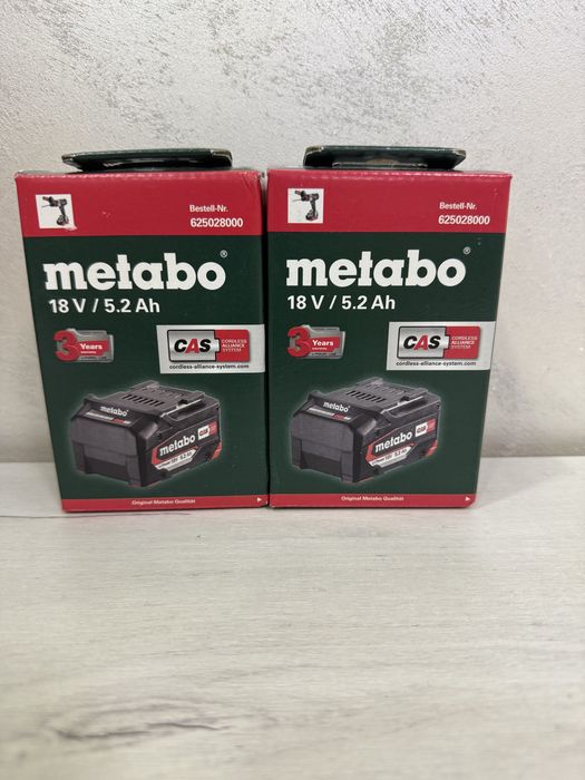 Metabo Acumulator 18V Li-Power 5,2 Ah 625028000