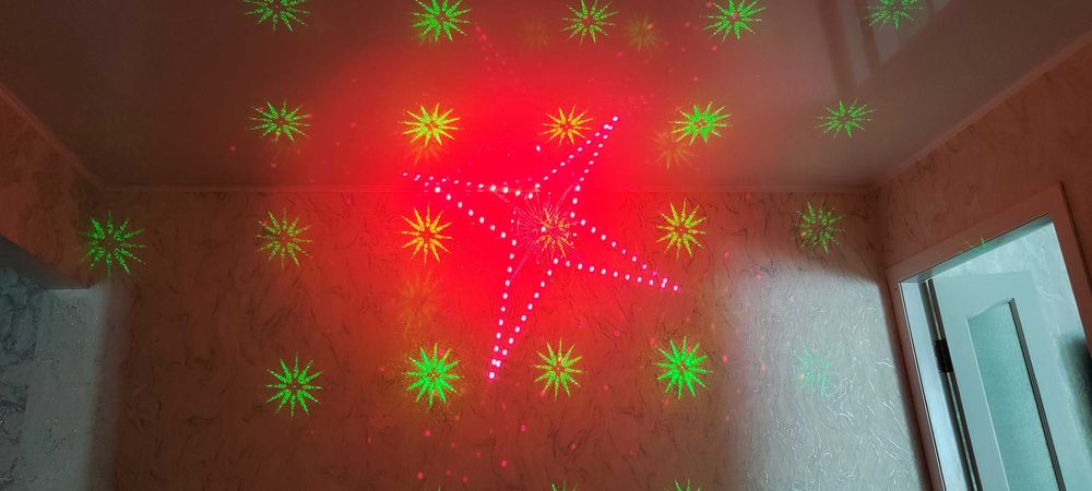 Мини лазерный - световой прибор Party Light