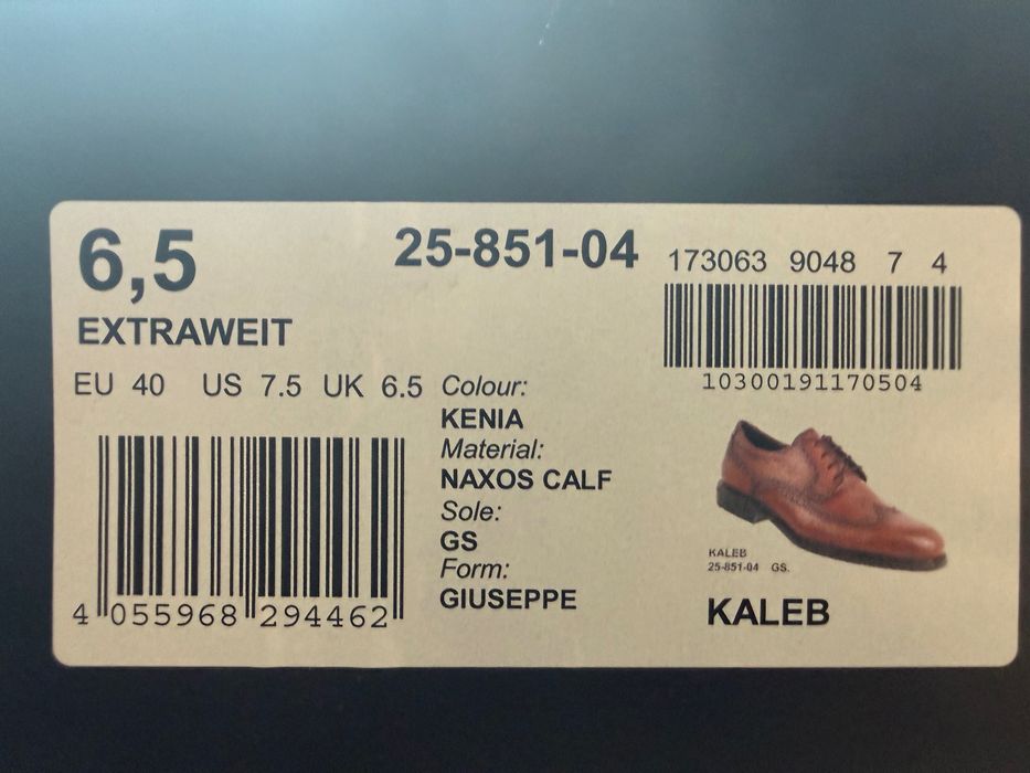 Бизнес обувки Lloyd Kaleb EU40 – естествена кожа, широки, като нови