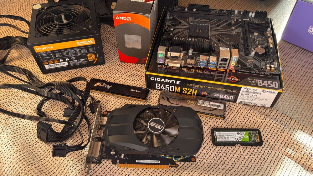 PC Gaming GTX 1650 / Ryzen 5 / 16GB / SSD NVMe + HDD / RGB / Windows