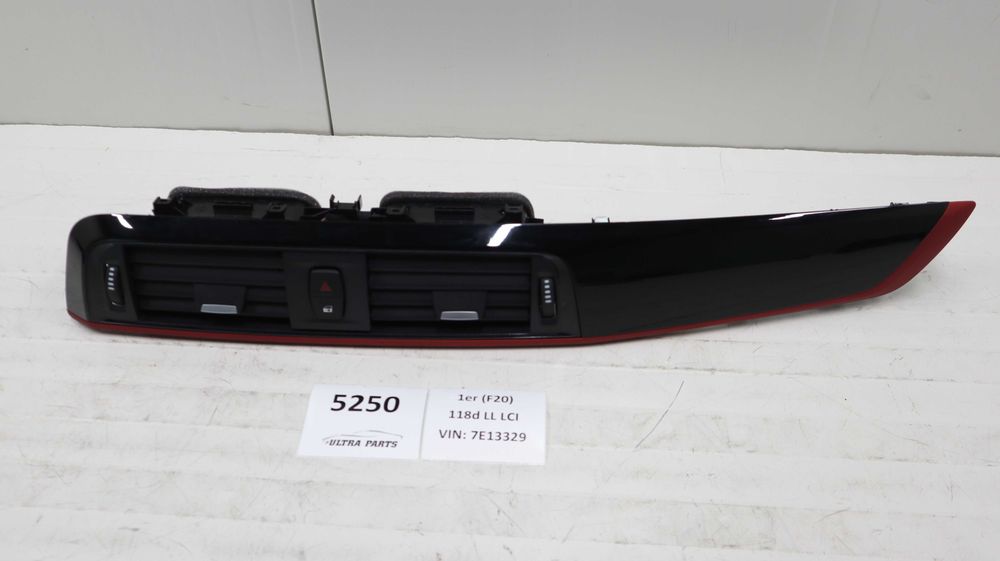 Лайсна табло БМВ Ф20 Ф21 Ф22 Ф23 Фейс BMW F20LCI F21LCI F22LCI F23LCI Черна с червен матов кант