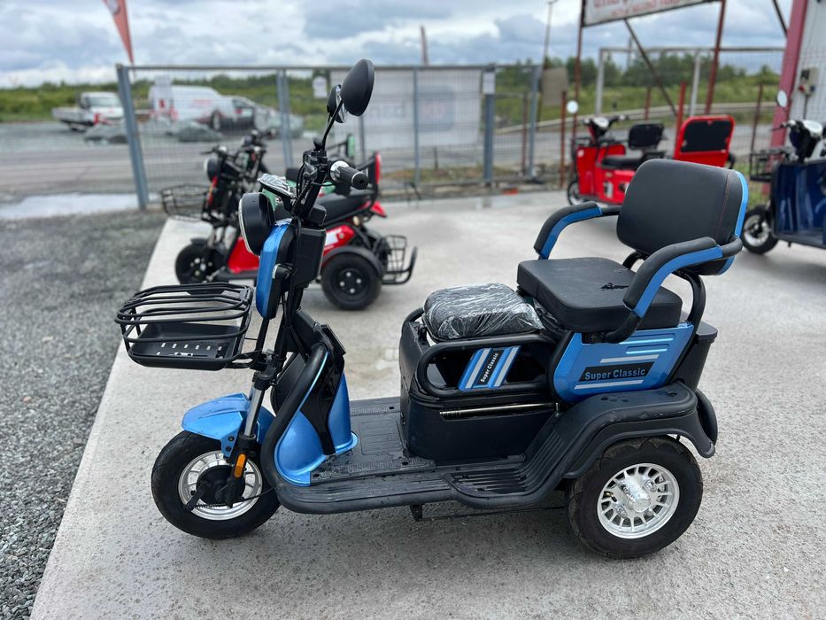 Triciclu electric Thor Super XL2 gri verde maro nou Agramix