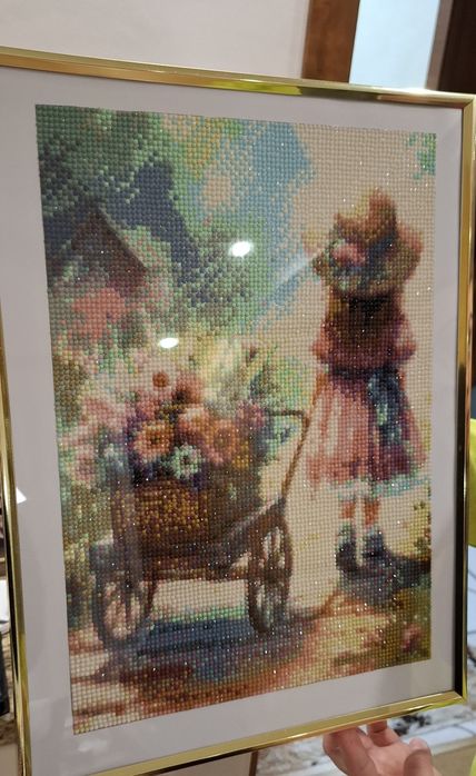 Диамантен гоблен 30/40 с рамка.