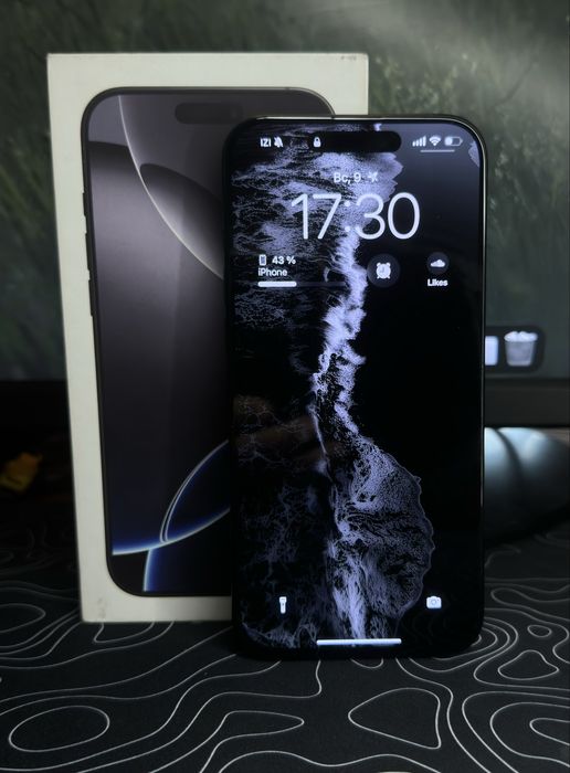 Iphone 16 Pro Max Black Titanium 100% 256
