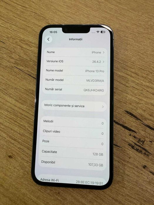 iPhone 13 Pro 128GB Baterie 100% Garantie 24 Luni Factura