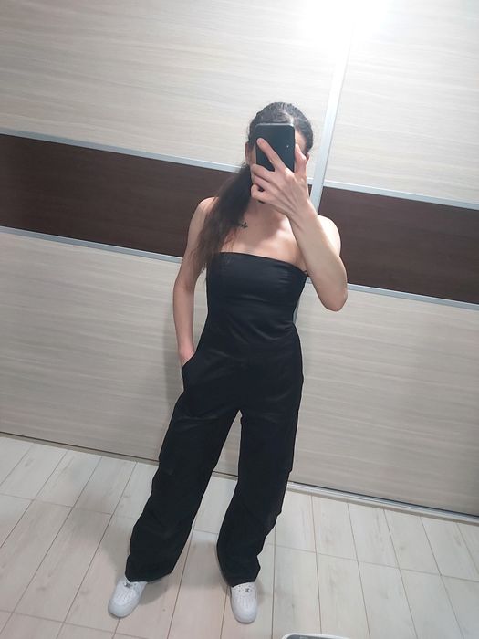 Salopeta superba stil cargo Zara