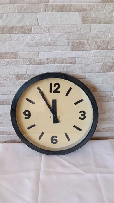 Стар стенен часовник - Радиосинхрон - България - Антика - 1970"