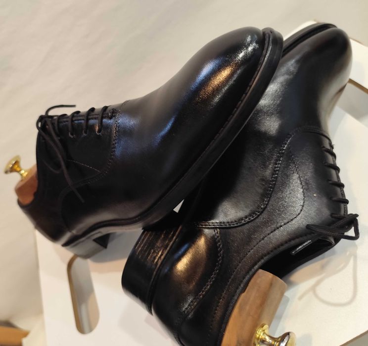 Pantofi oxford plain toe 41 ZARA piele naturala moale