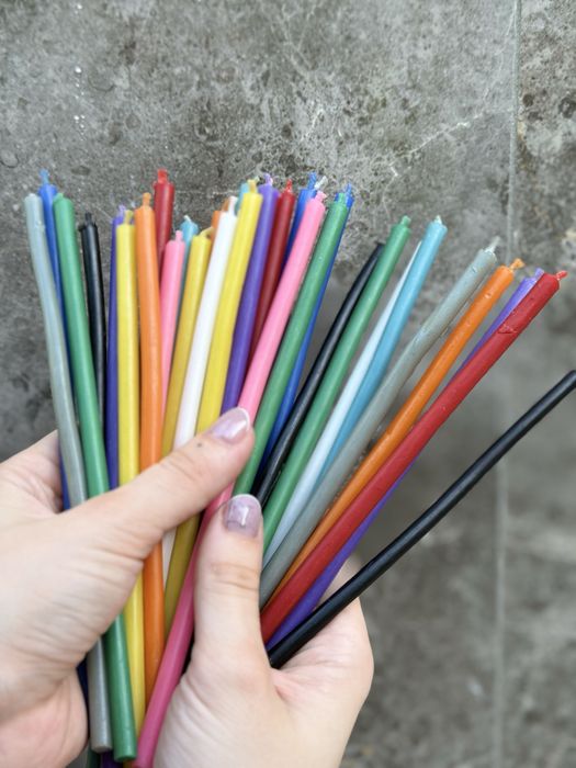 Свечи восковые натуральные