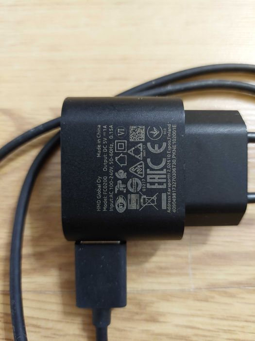 Incarcator retea Nokia FC0200, 1A + Cablu Nokia MicroUSB Original