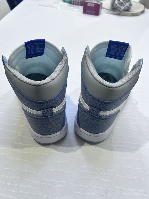 Adidasi Jordan 1 high washed blue marimea 43