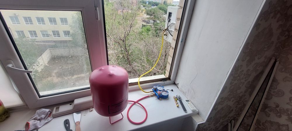 Установка кондиционера