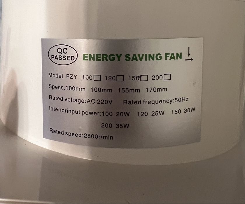 Продам вентилятор новый!