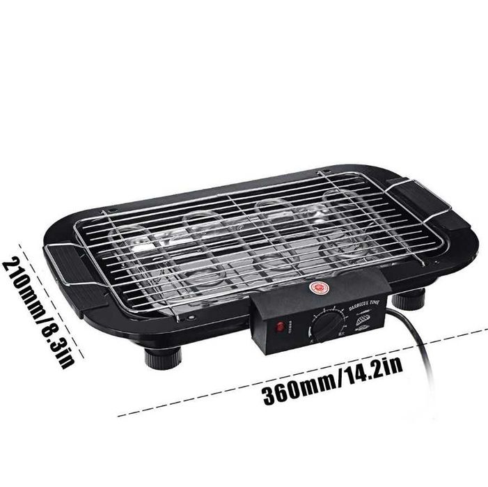 Электрический гриль-барбекю мангал кебаб 2000w barbeque grill pl5