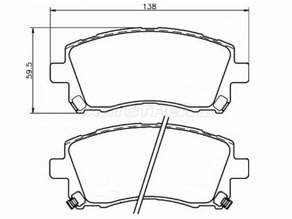 Колодки тормозные Subaru Forester