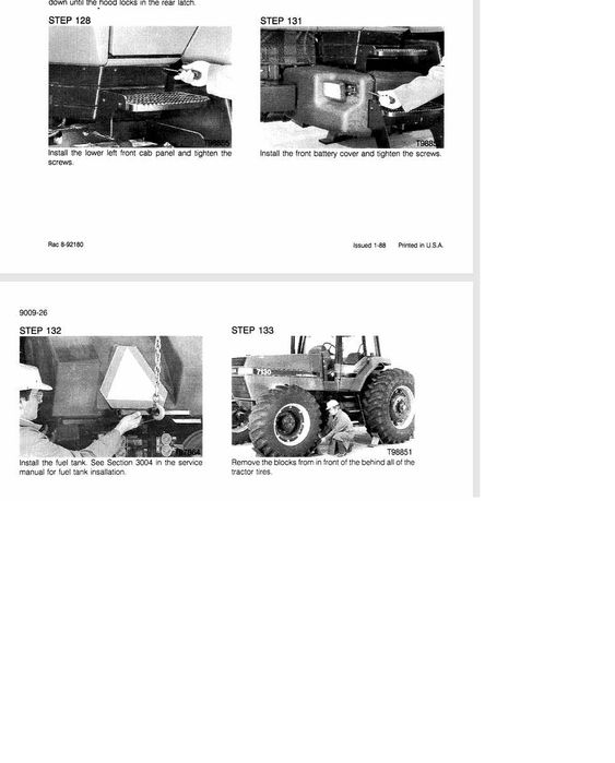 Manual tehnic/ service tractoare