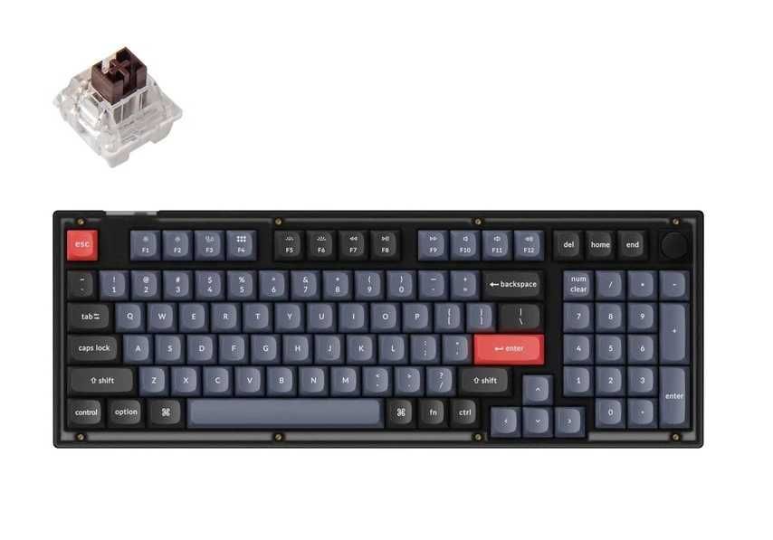 }Клавиатура Keychron V5 100 Key QMK Keychron K PRO Red/ Blue/ Brown