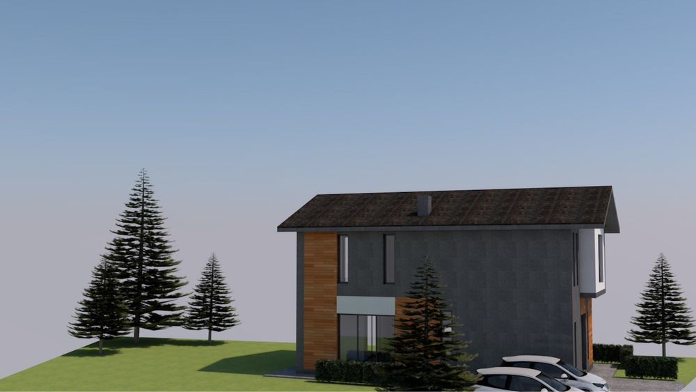 Място 600 кв.м с проект и разрешение за строеж за вилна сграда