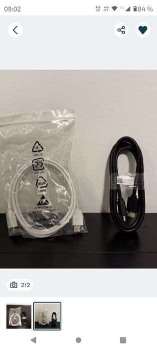 Cablu display port și hdmi