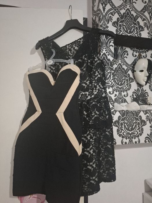 Рокля 2 за 1. Черна изкушаваща визия.