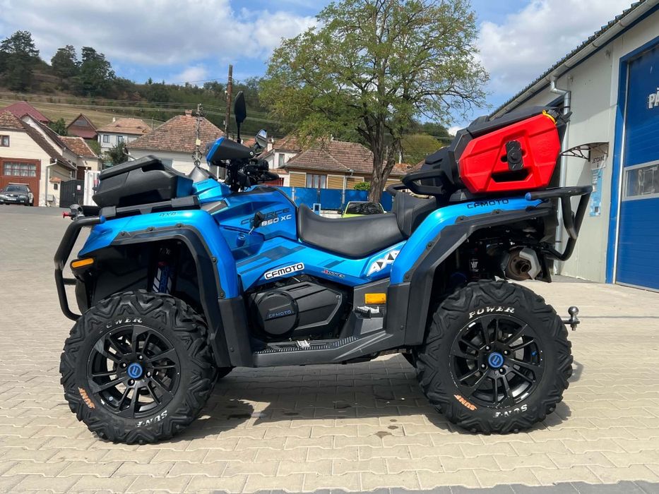 Vând cfmoto 850 cc xc anul 2023 km 7132 motoru rulează foarte bine sau dau la schimb cu atv oudes 0760065466