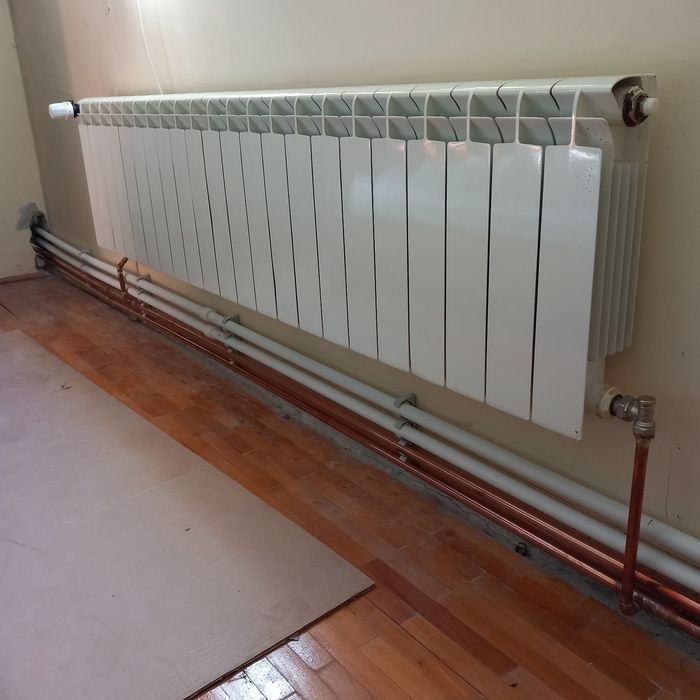 Montaj radiatoare teava aparenta