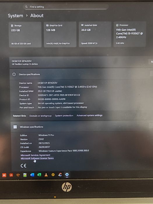 Laptop HP Pavilion 14-dv0050nq