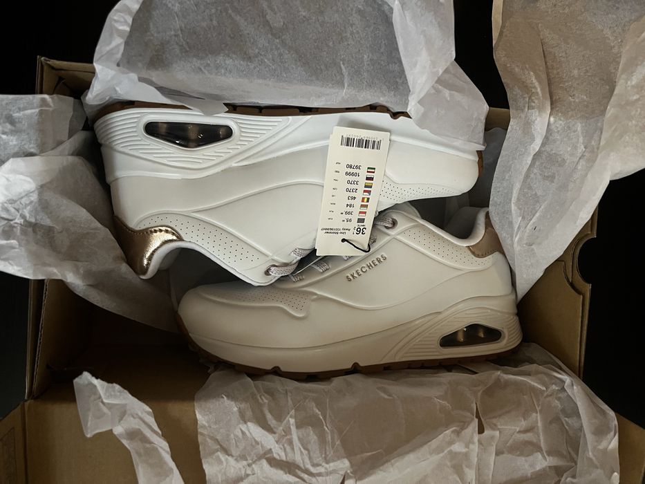 Сникърси Skechers Uno Shimmer Away бели