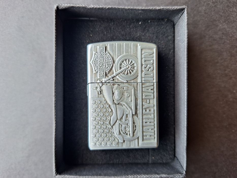 Газови метални запалки Harley Davidson (релефни)