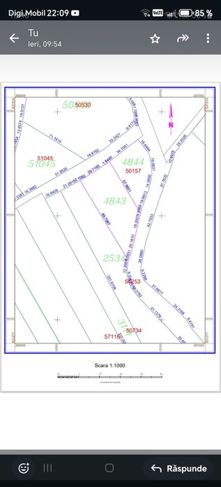 Vând teren în Biharia 2500 mp cu posibilitate de parcelare Intravilan