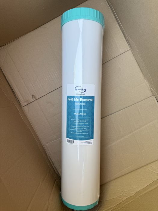 Filtru Big Blue - Cartus resina, reducere Fier si Mangan 20”