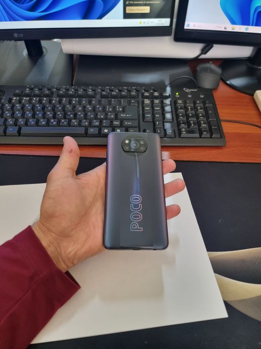 Poco X3pro 8+4/256gb(2024)ideal ochilmagan usta kurmagan aybi yuq