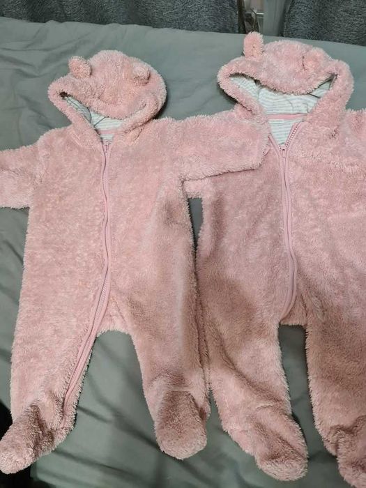 комбинезон детский тедди для двойни
