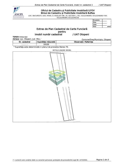Teren zona Aeroport Otopeni pretabil hala, parcare, logistica
