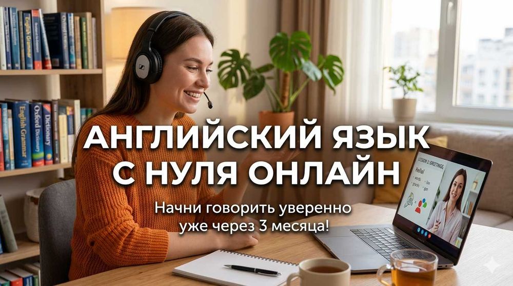 Английский язык онлайн с нуля