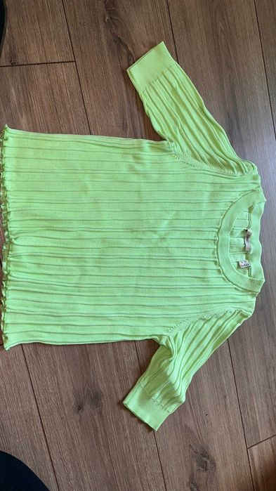 Bluză tricotată Esprit verde lime, mărimea XXL