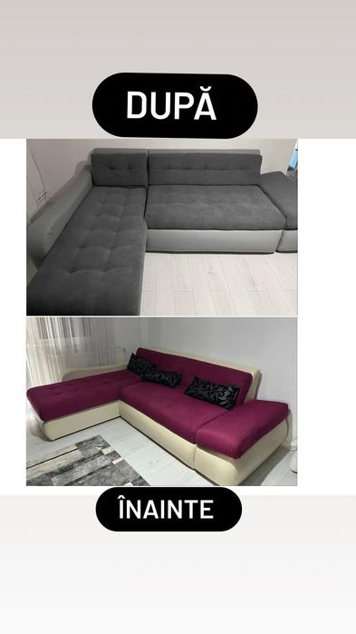 Retapițare canapea,pat,coltar,fotoliu etc