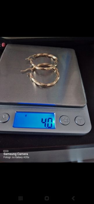 Cercei aur 14k superbi