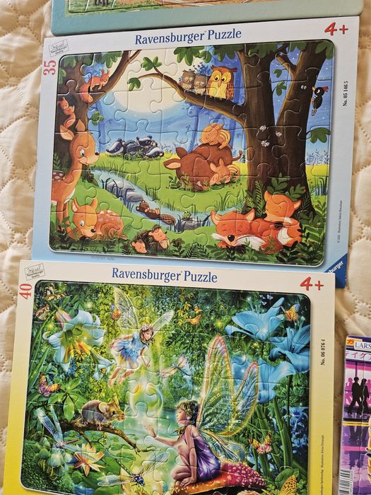 Детски пъзели на подложки, за ясла, за градина