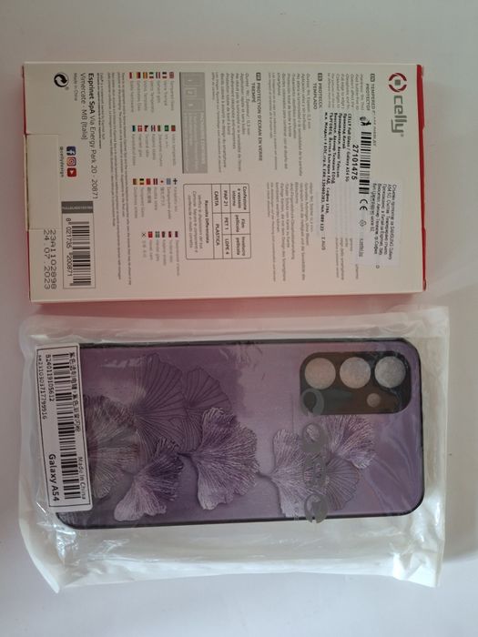 Нов запечатан Samsung A54 5G+супербързо зарядноSamsung.+кейс+протектор