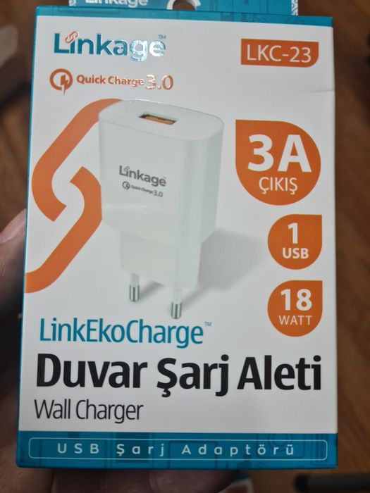 Адаптер за бързо зареждане 3a,18w,1usb