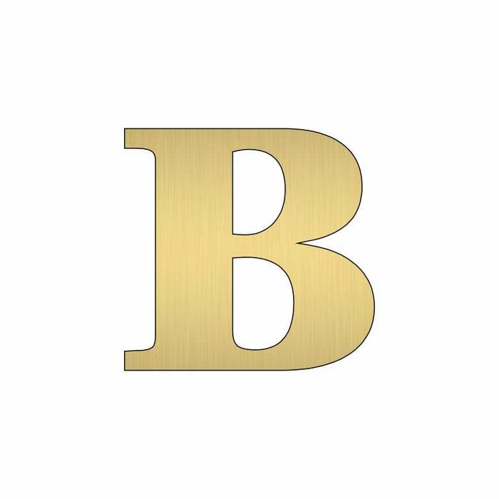Релефни Букви/цифри с цвят Златно или Сребърно буква/цифра