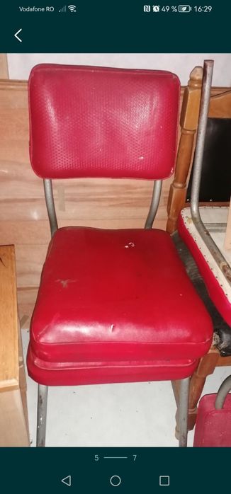 Scaun cadru fier pentru săli de așteptare, în condiții bune